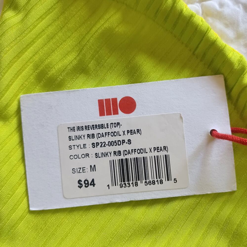 Solid & Striped Iris Reversible Bikini Daffodil Pear Medium NWT - Picture 5 of 9